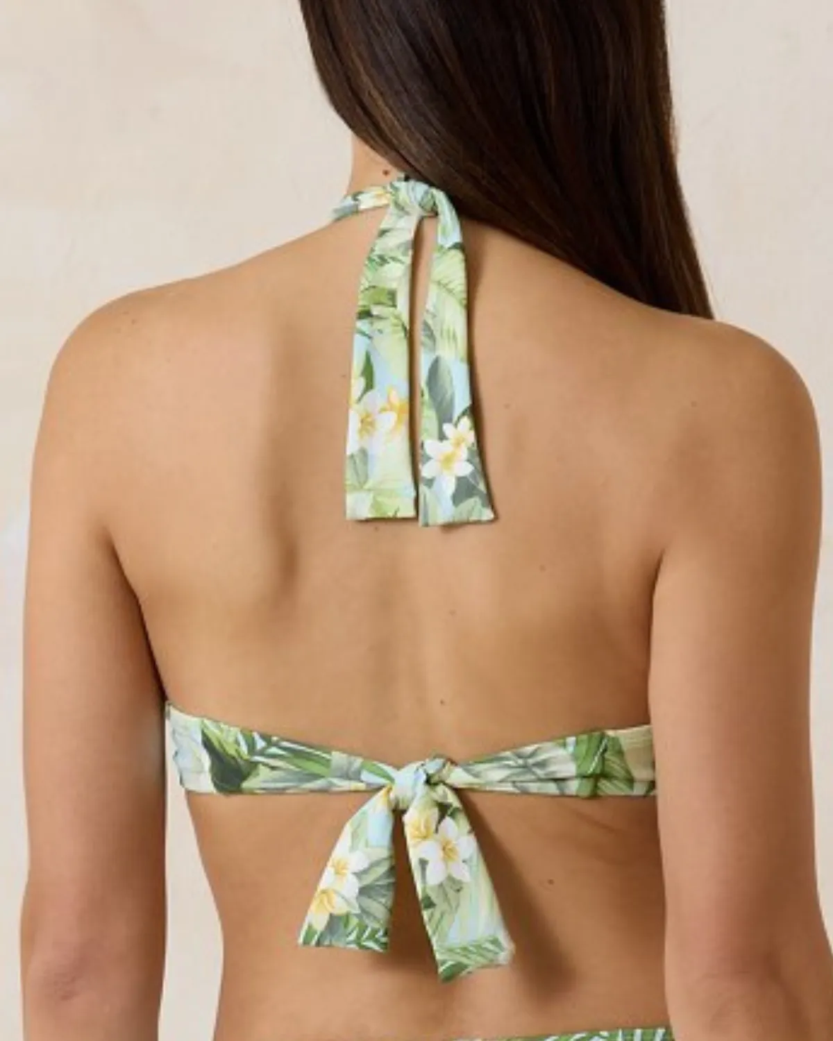 2024 Tommy Bahama Paradise Fronds Underwire Halter Bikini Top - Ss100433