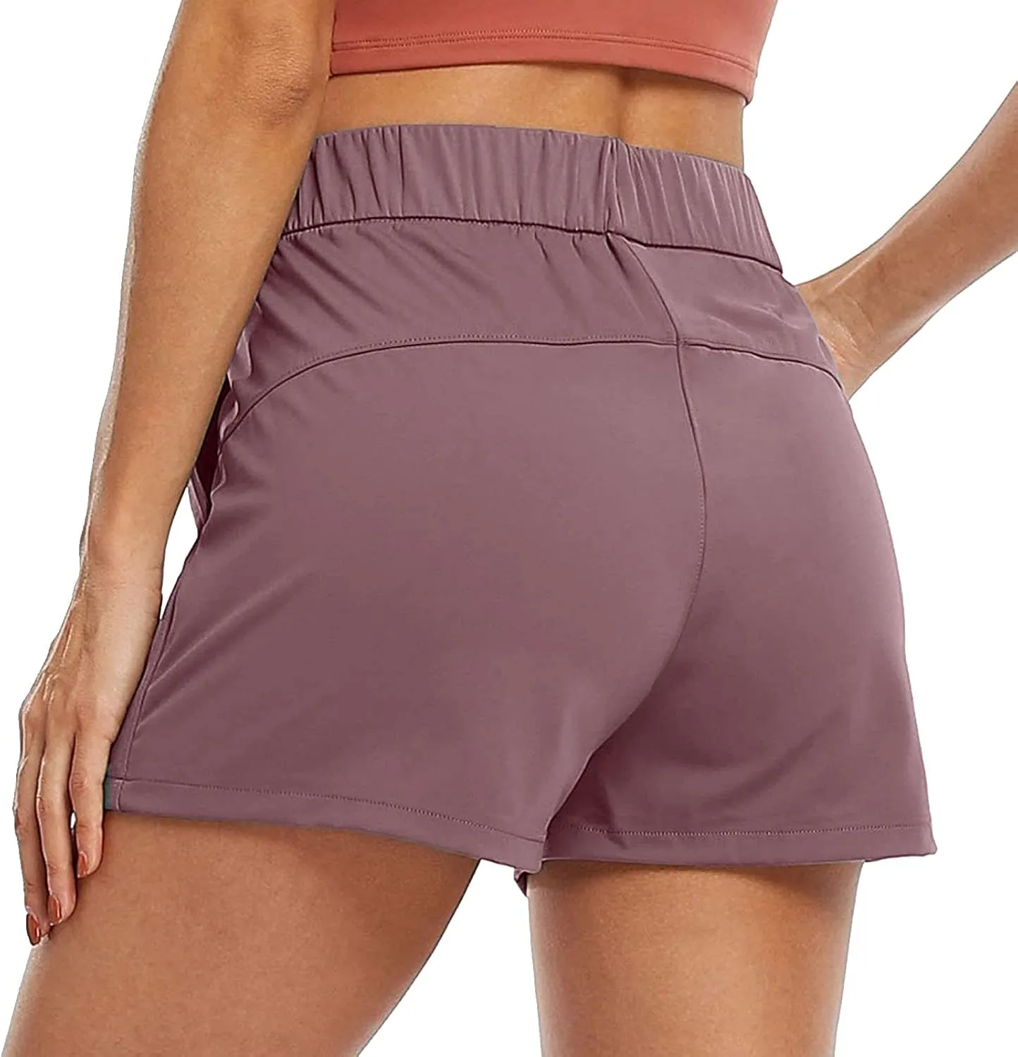 2024 Womens Golf Shorts Drawstring High Waisted Short Yoga Leggings Breathable Quick Dry Athletic Shorts with Pockets