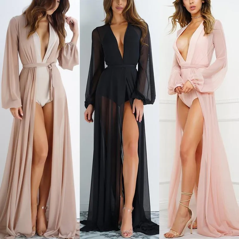 Chiffon Kaftan Tunic Swimsuit Cover Up