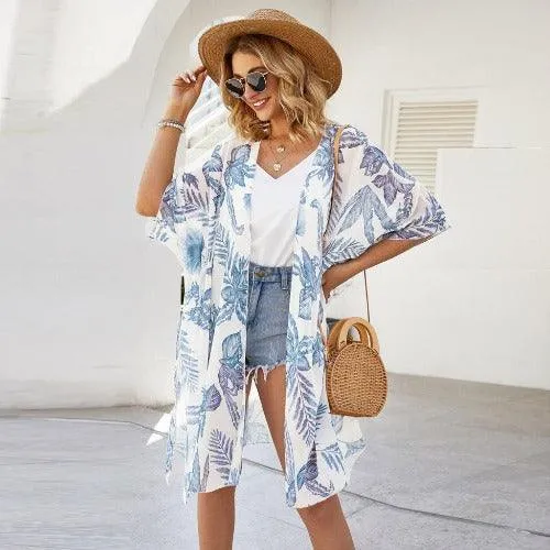 Chiffon Kimono Cardigan Coverup