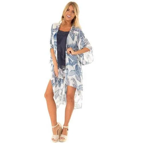 Chiffon Kimono Cardigan Coverup