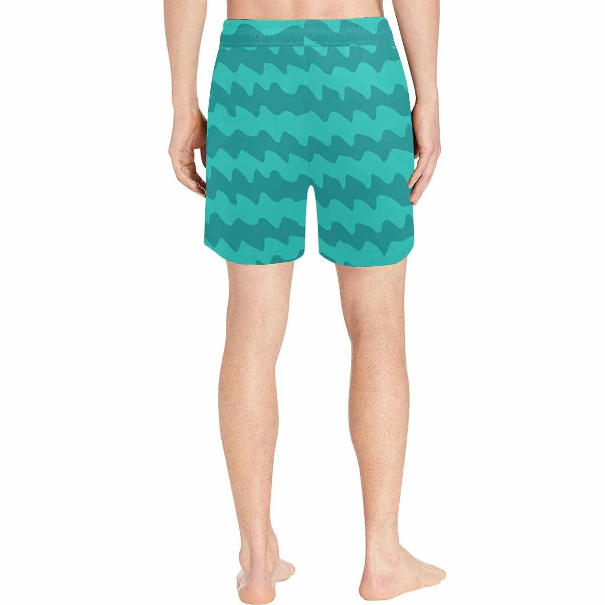 Custom Pet Face Swim Shorts with Photo & Name Personalized Shark Cat Men's Quick Dry Swim Shorts for Holiday