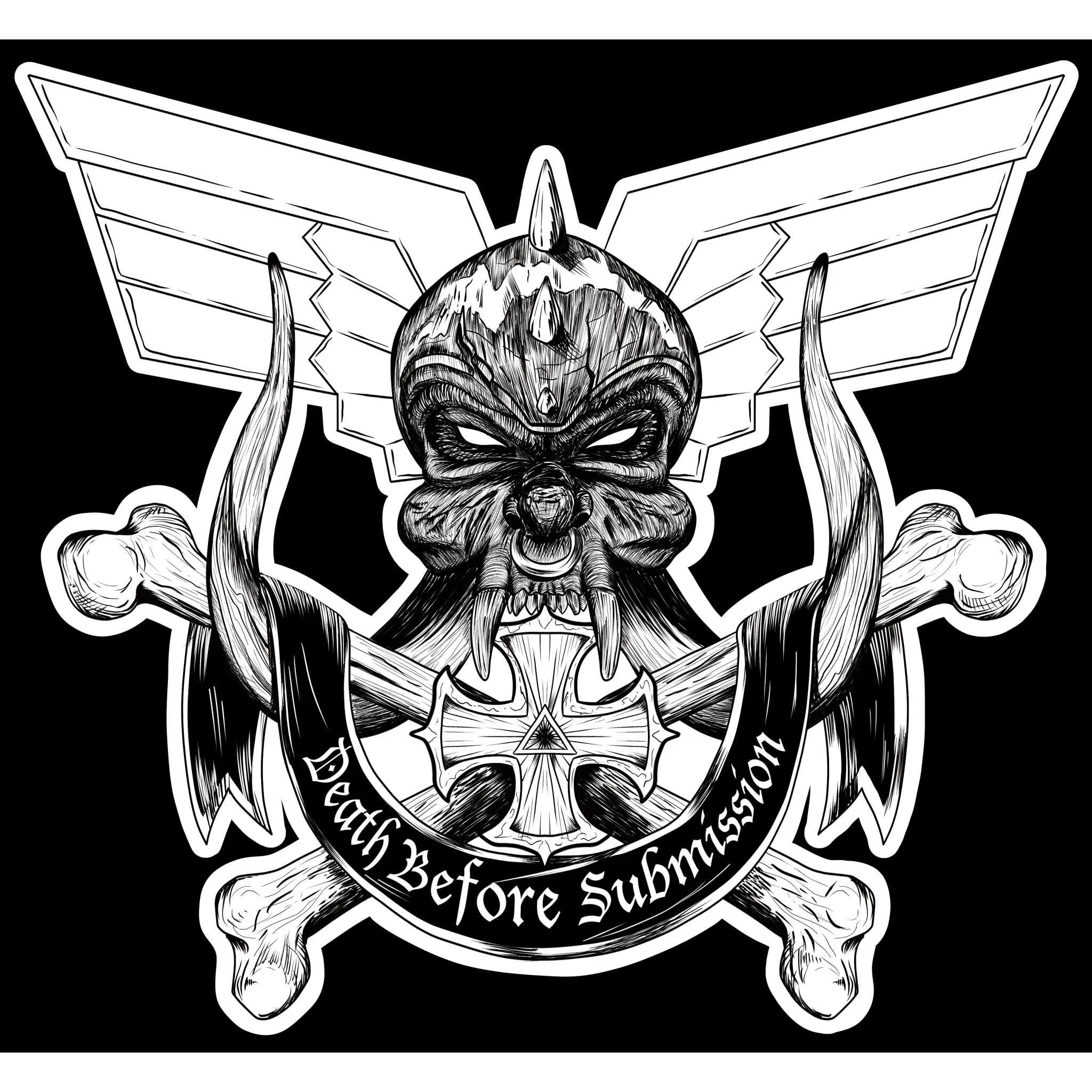 Death Before Submission Motorhead Jiu Jitsu Rash Guard