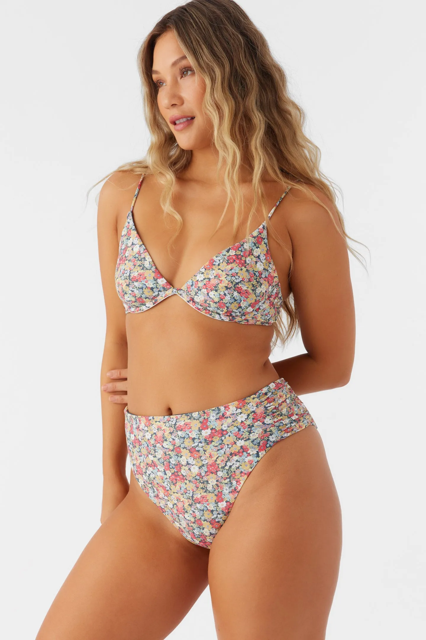 EDEN DITSY LONG BEACH HIGH WAIST CHEEKY BOTTOMS