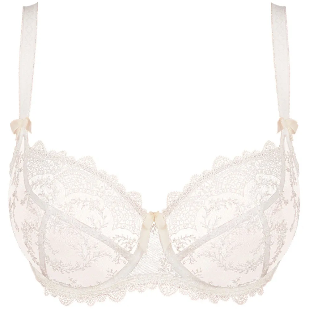 Empreinte 'Louise' Cream Low-neck Bra