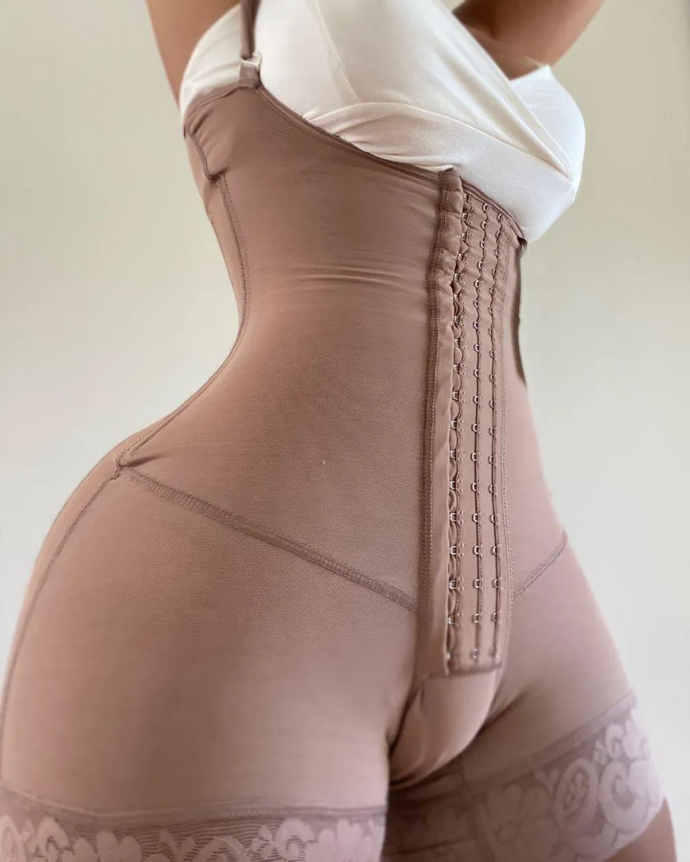 Fashion Tummy Control Adjustable Hook Eye Closure Shaper