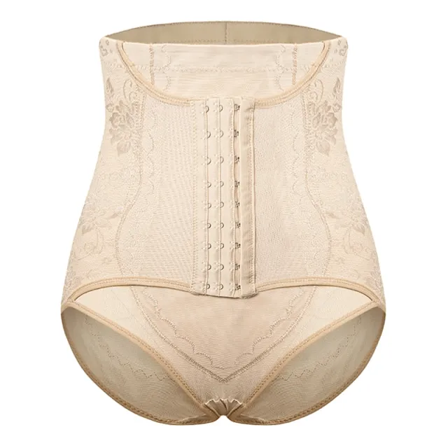 Firm Compression Postpartum Shaper Panty with Adjustable Waist Hooks