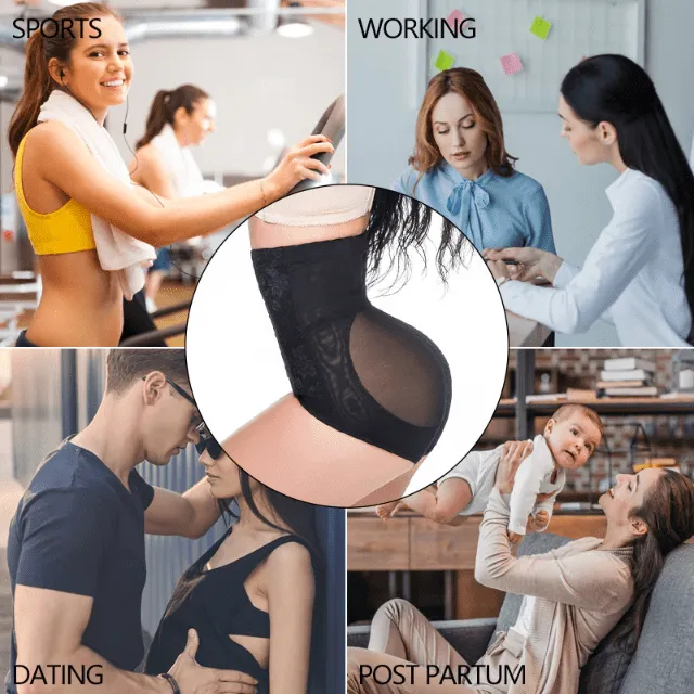 Firm Compression Postpartum Shaper Panty with Adjustable Waist Hooks