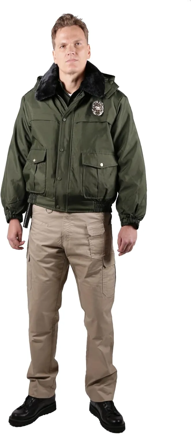 First Class 100% Nylon Oxford Watch-Guard Bomber Jacket