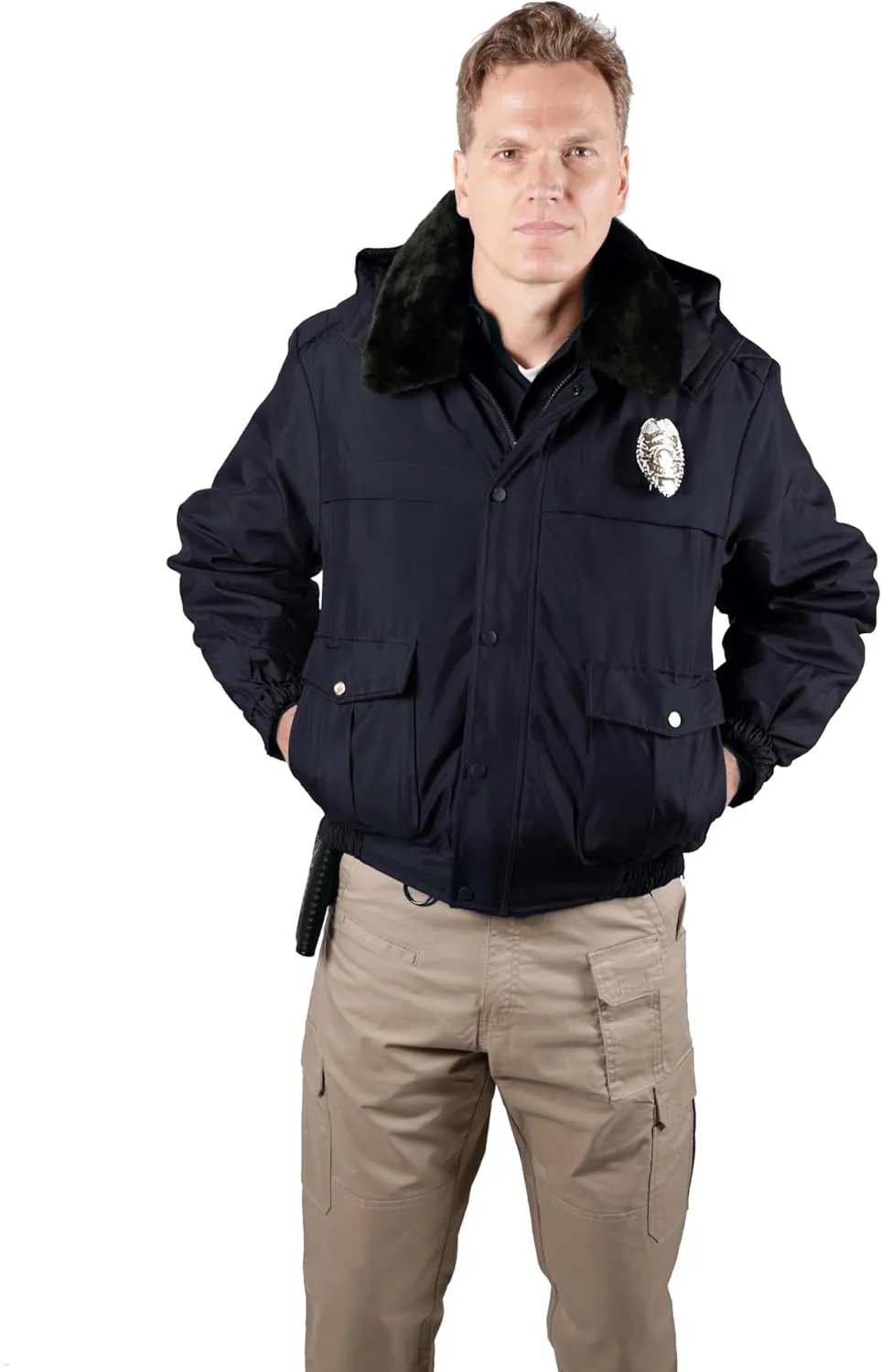 First Class 100% Nylon Oxford Watch-Guard Bomber Jacket