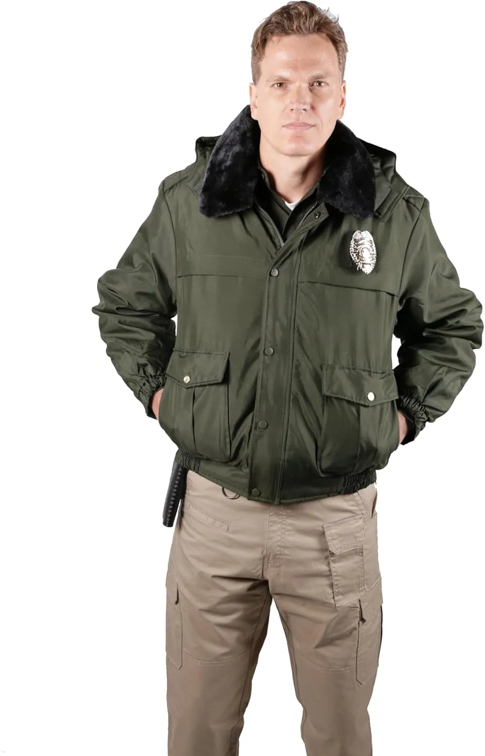 First Class 100% Nylon Oxford Watch-Guard Bomber Jacket