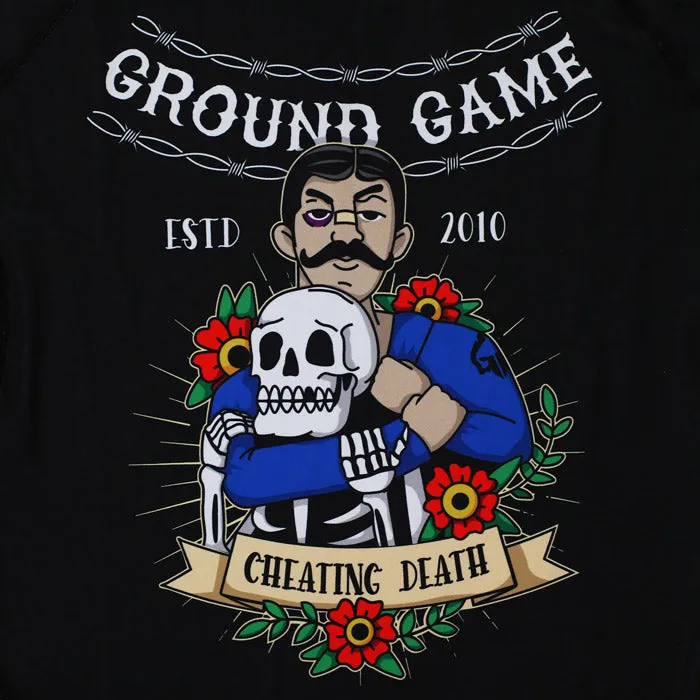 Ground Game "Old School" Women's Rash Guard Long Sleeve