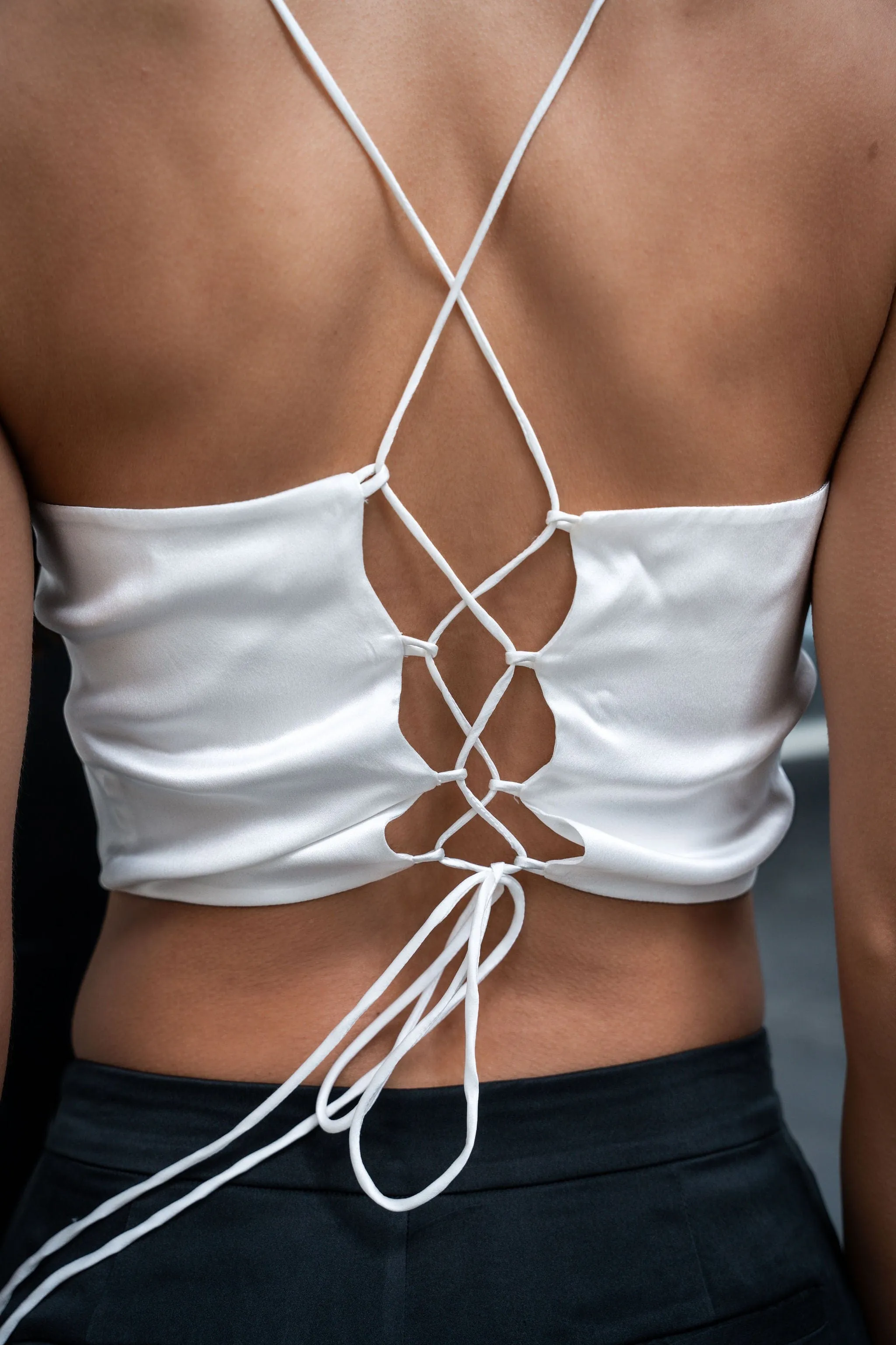 Hera Cross Back Cowl Camisole