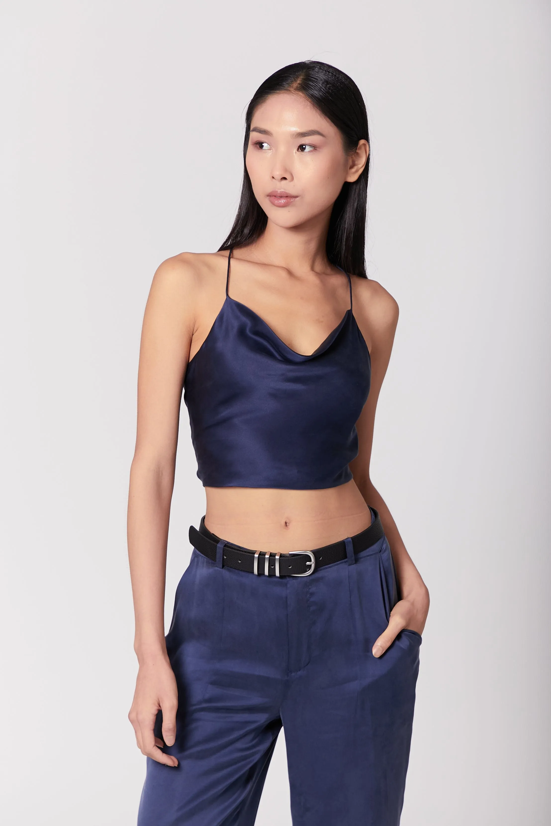 Hera Cross Back Cowl Camisole