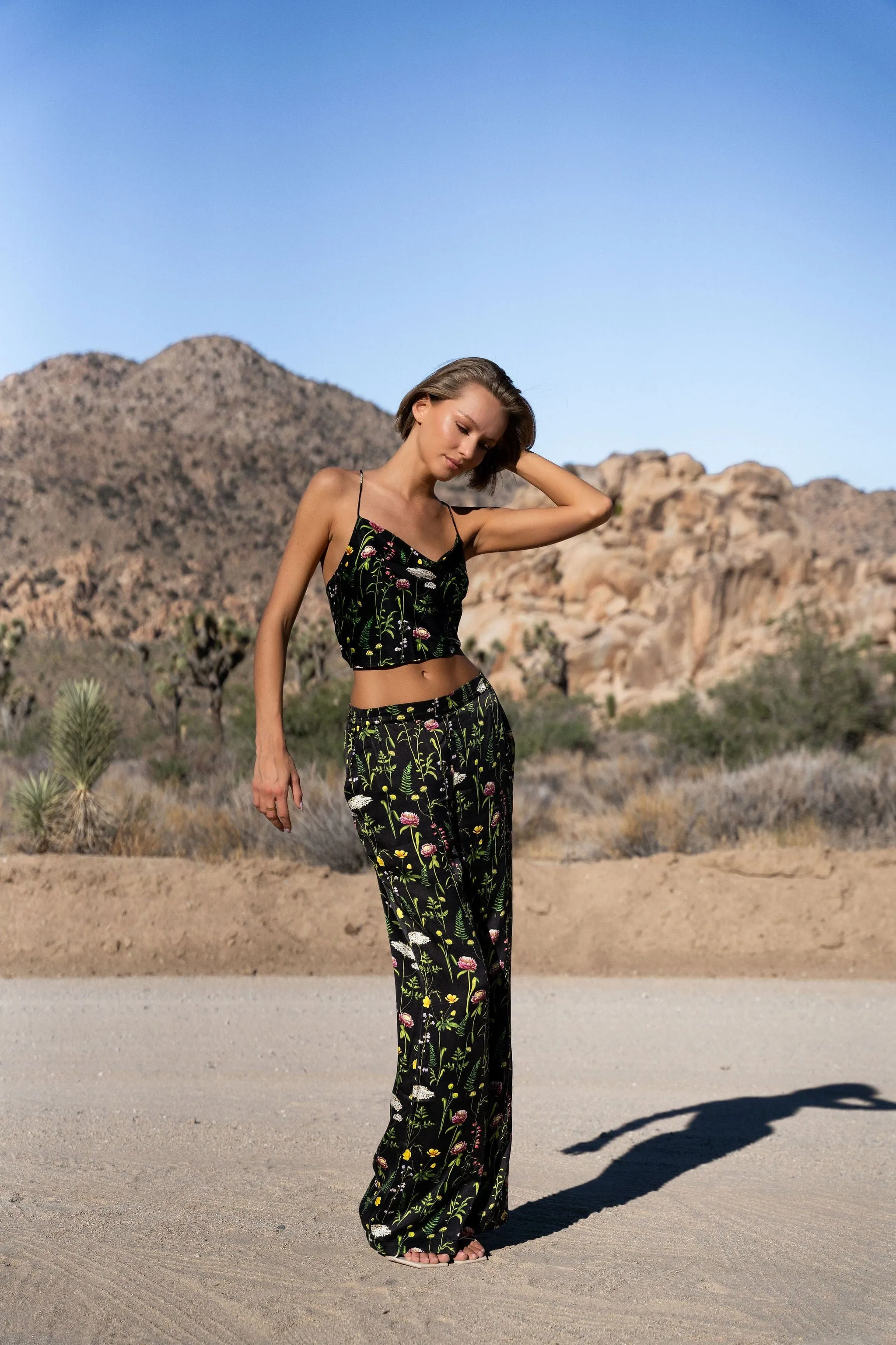 Hera Cross Back Cowl Camisole