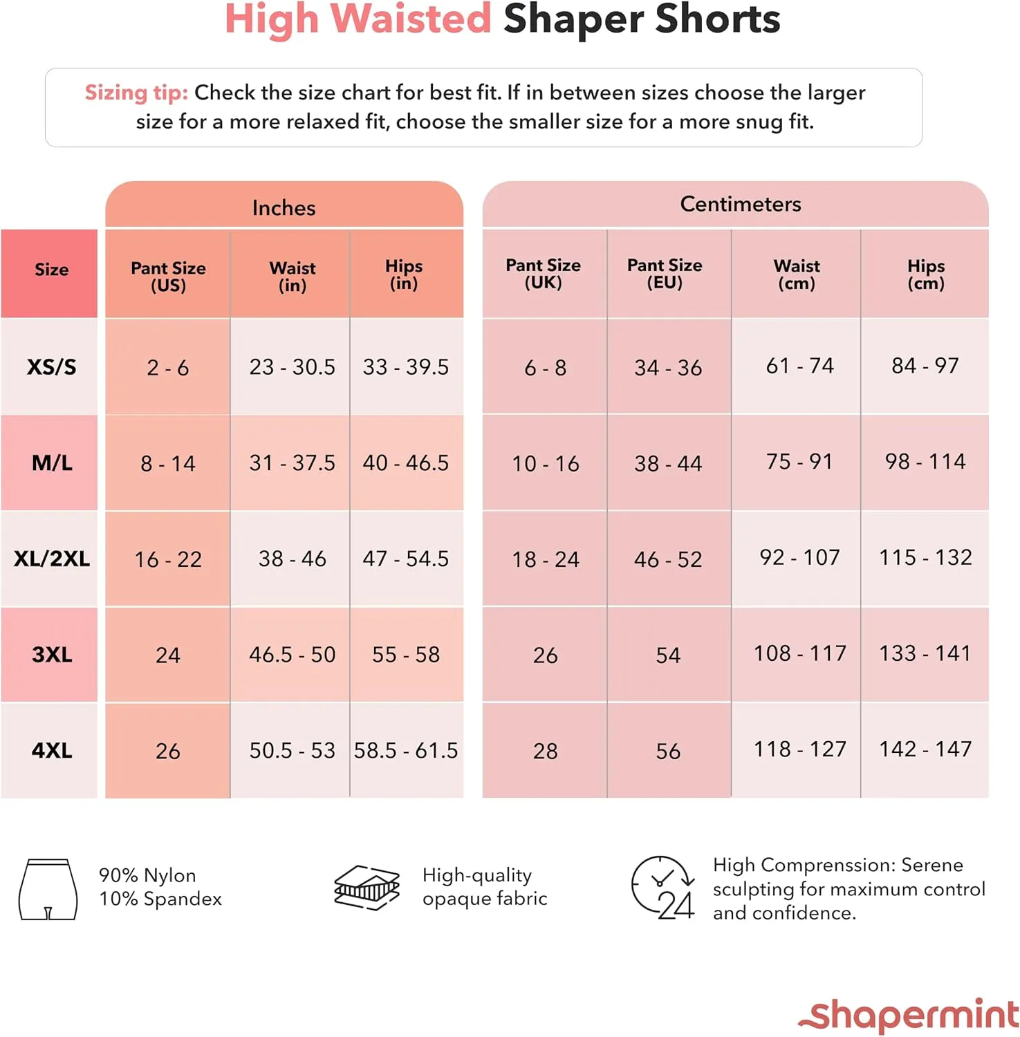 High Waisted Body Shaper Shorts Shapewear for Women Tummy Control Thigh Slimming Technology