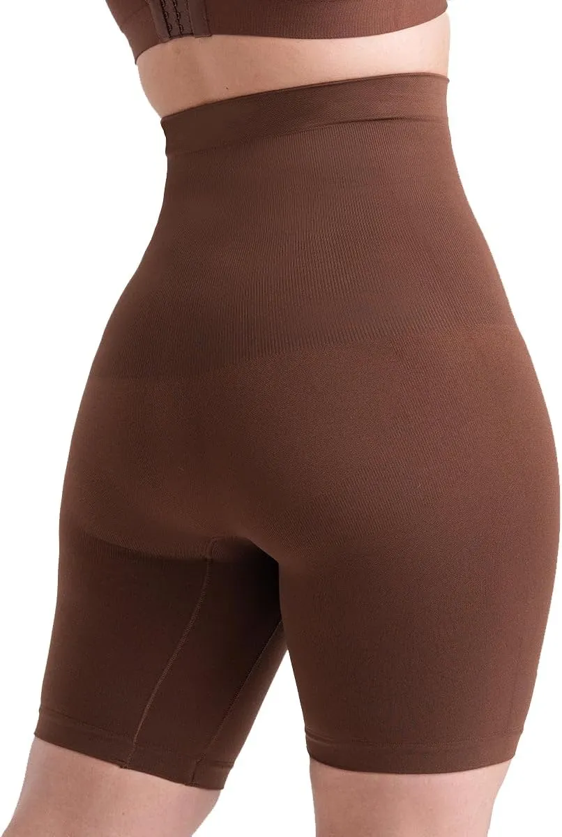 High Waisted Body Shaper Shorts Shapewear for Women Tummy Control Thigh Slimming Technology