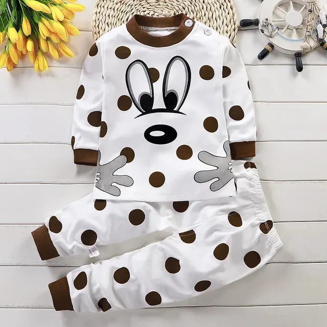 Kids Clothes Children Sets Children's Clothing Boys Girls Cotton Fallwinter Clothing Pants Sleepwear Christmas Gift
