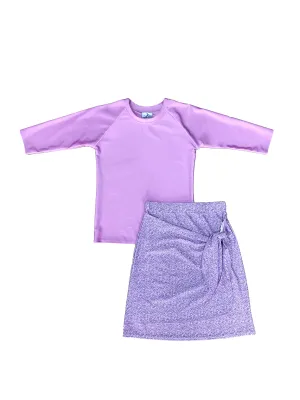 Kids Sparkle Sarong Swim Set