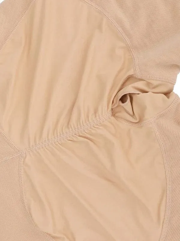 Long Sleeve Shapewear Bodysuit with U-Shape Bust Support