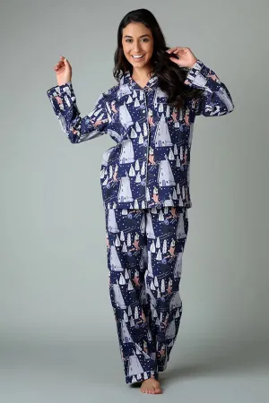 Mahogany Ski Lodge PJ Set, Multi (N245PJ)