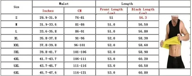 Men's Slimming Body Shaper Modeling Vest Belt Belly Men Reducing Shaperwear Fat Burning Loss Weight Waist Trainer Sweat Corset