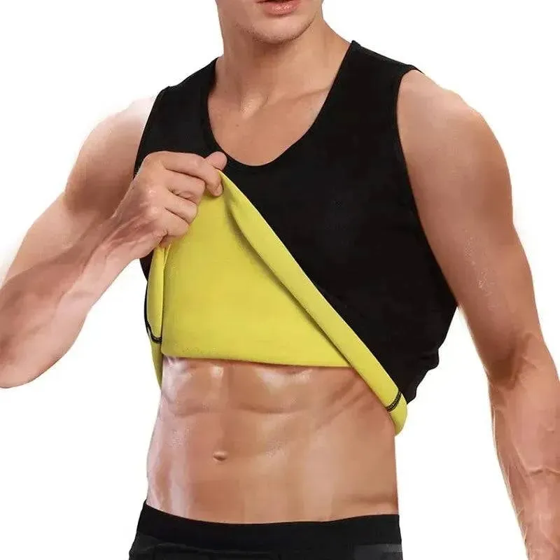Men's Slimming Body Shaper Modeling Vest Belt Belly Men Reducing Shaperwear Fat Burning Loss Weight Waist Trainer Sweat Corset