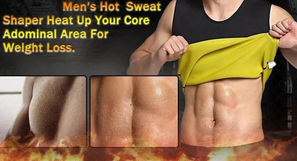 Men's Slimming Body Shaper Modeling Vest Belt Belly Men Reducing Shaperwear Fat Burning Loss Weight Waist Trainer Sweat Corset