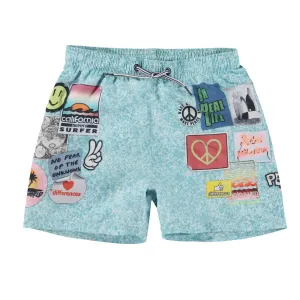Niko Swim Shorts | Stickers | Molo