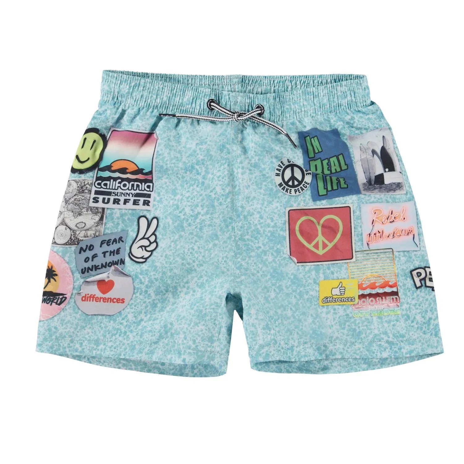 Niko Swim Shorts | Stickers | Molo