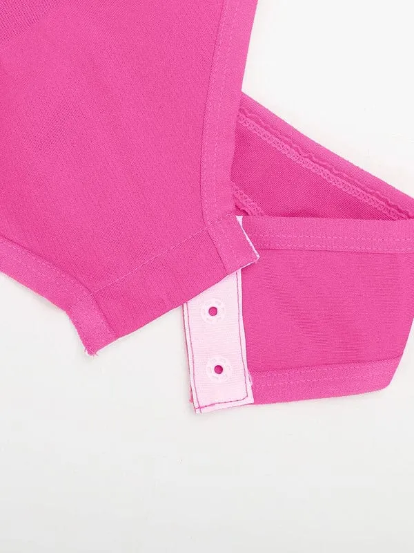 One Shoulder Tummy Control Shapewear Bodysuit