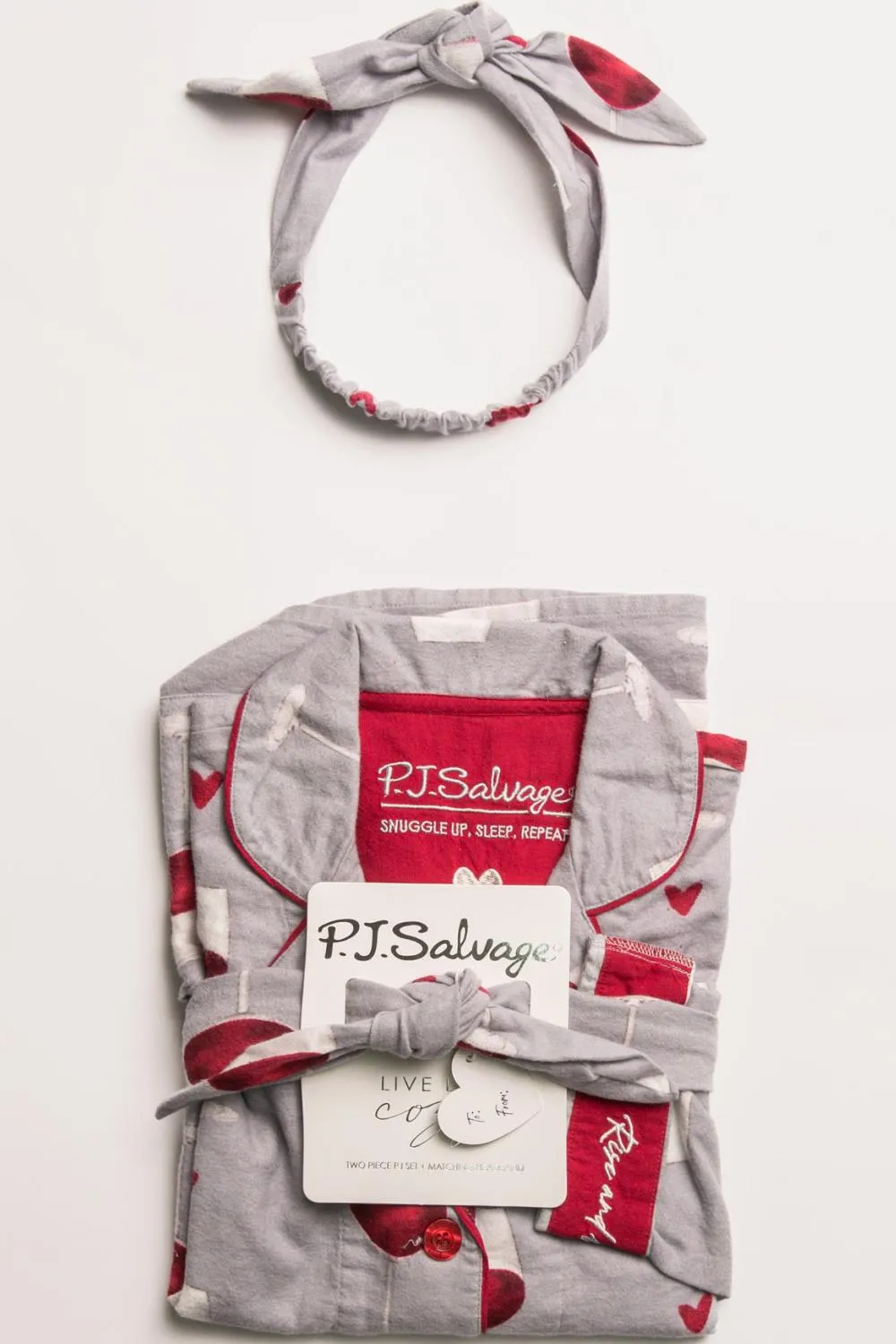 PJ Salvage Flannels PJ Set, Grey (RKFLPJ)
