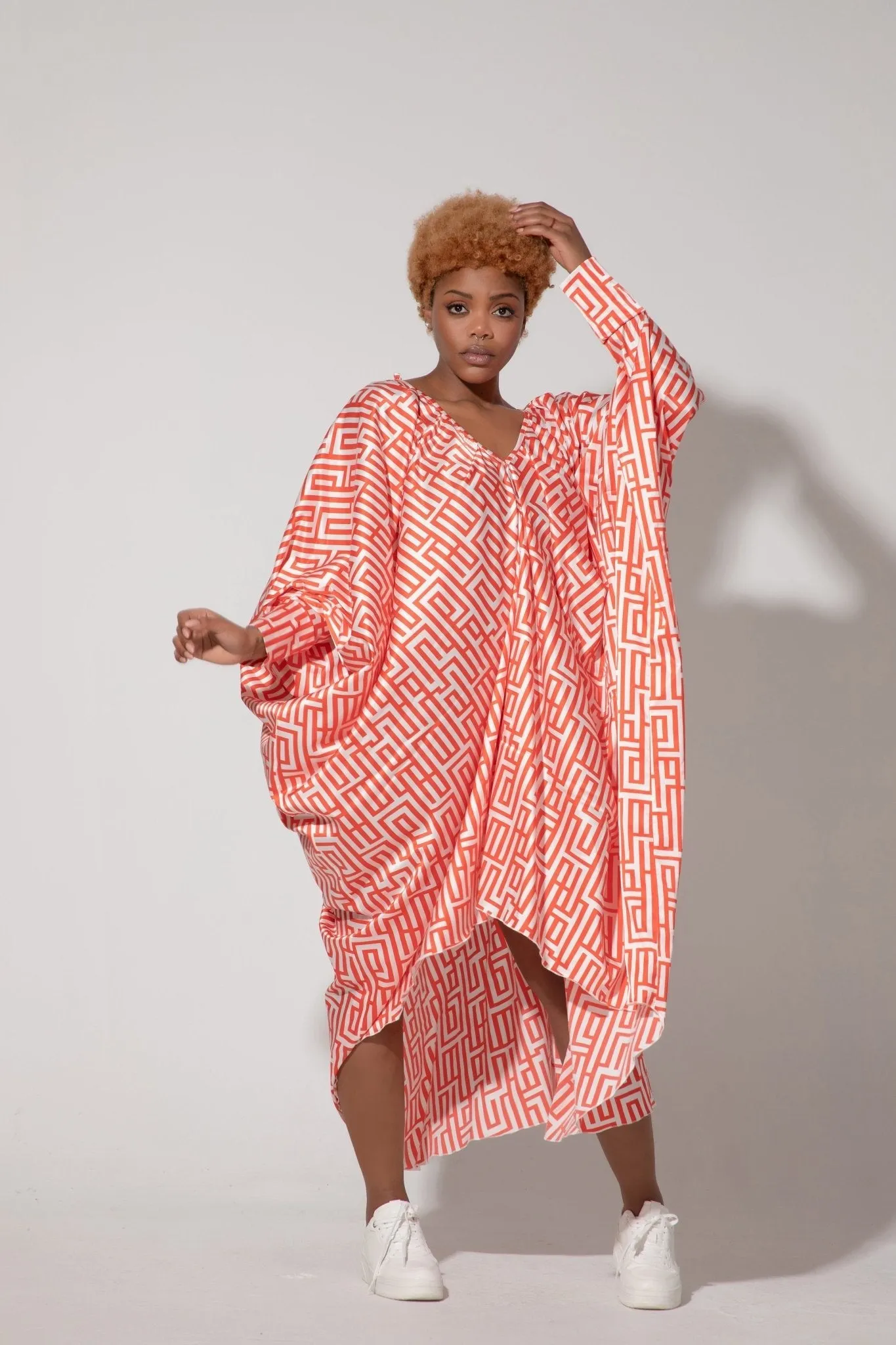 PREA Long Chiffon Summer Kaftan Dress