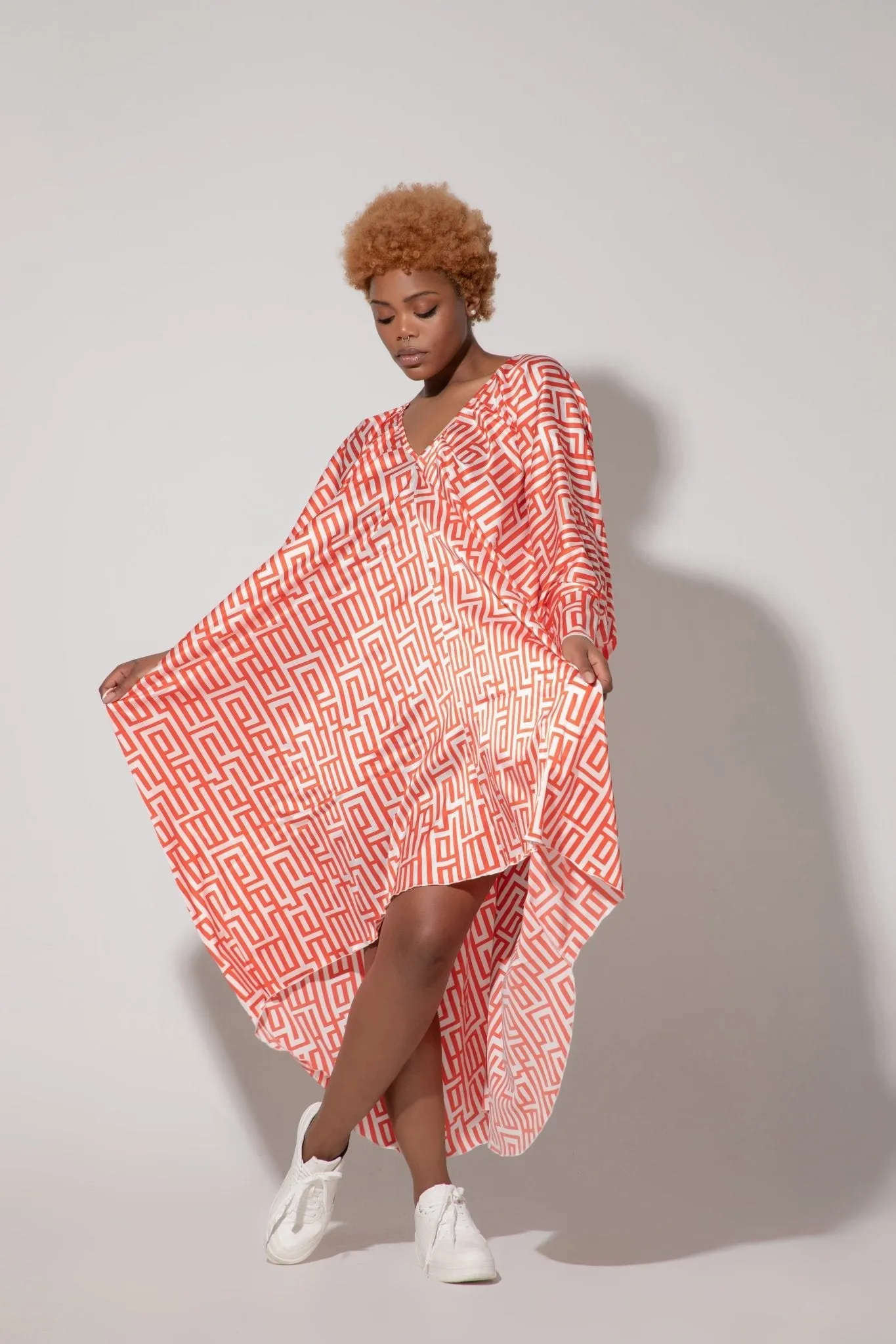 PREA Long Chiffon Summer Kaftan Dress