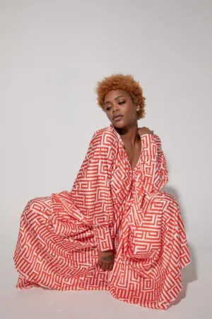 PREA Long Chiffon Summer Kaftan Dress