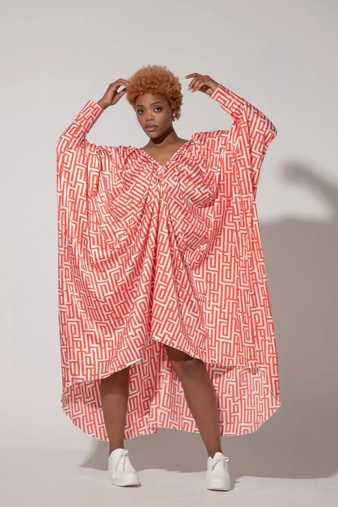PREA Long Chiffon Summer Kaftan Dress