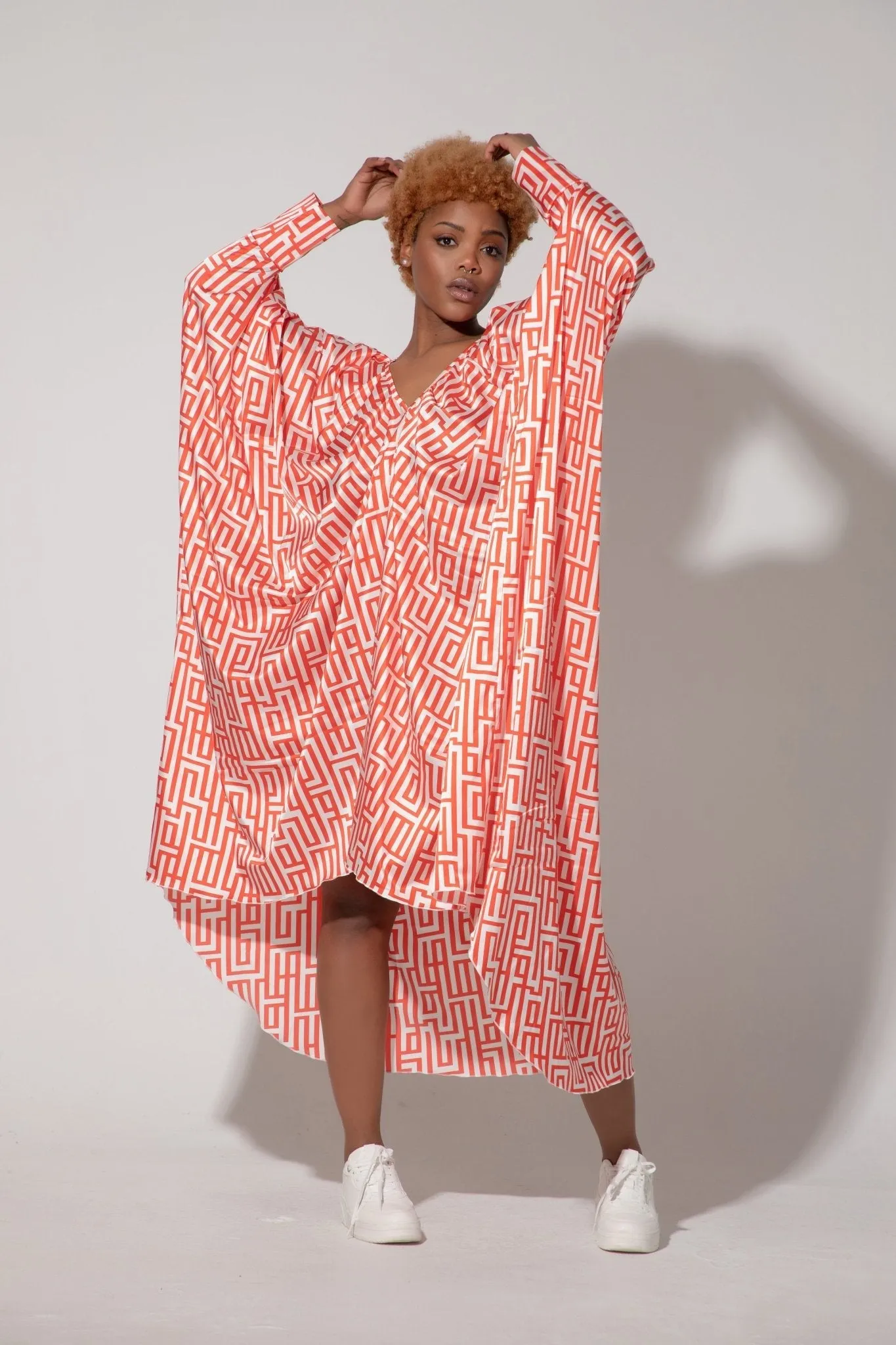 PREA Long Chiffon Summer Kaftan Dress