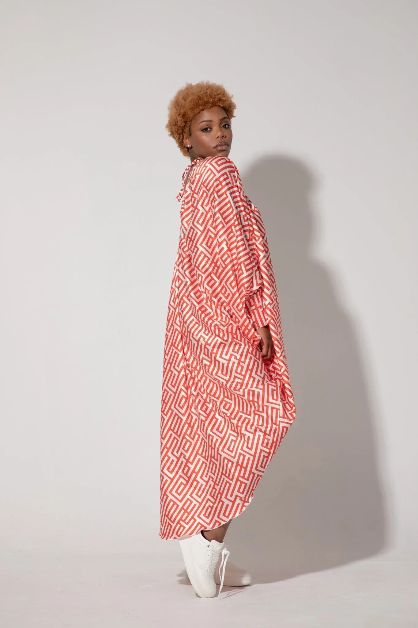 PREA Long Chiffon Summer Kaftan Dress