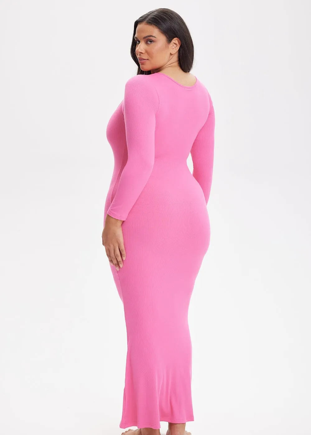 SecretSculpt Long Sleeve Midi Dress