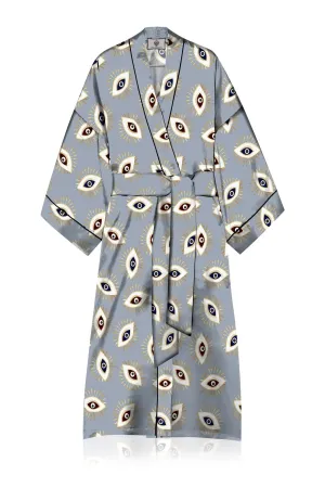 Short Silk Robe Womens
