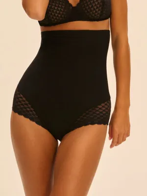 Subtile High Waist Shaper Brief - Black