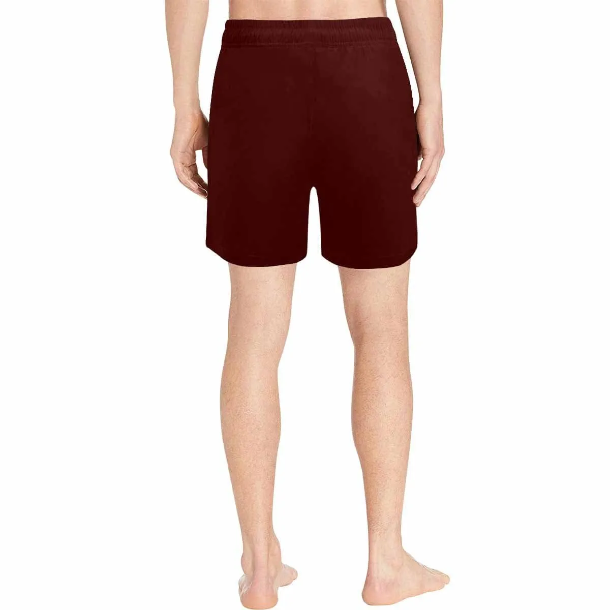 Swim Trunks with Face on Them Custom Black Funny Pineapple Men's Quick Dry Swim Shorts