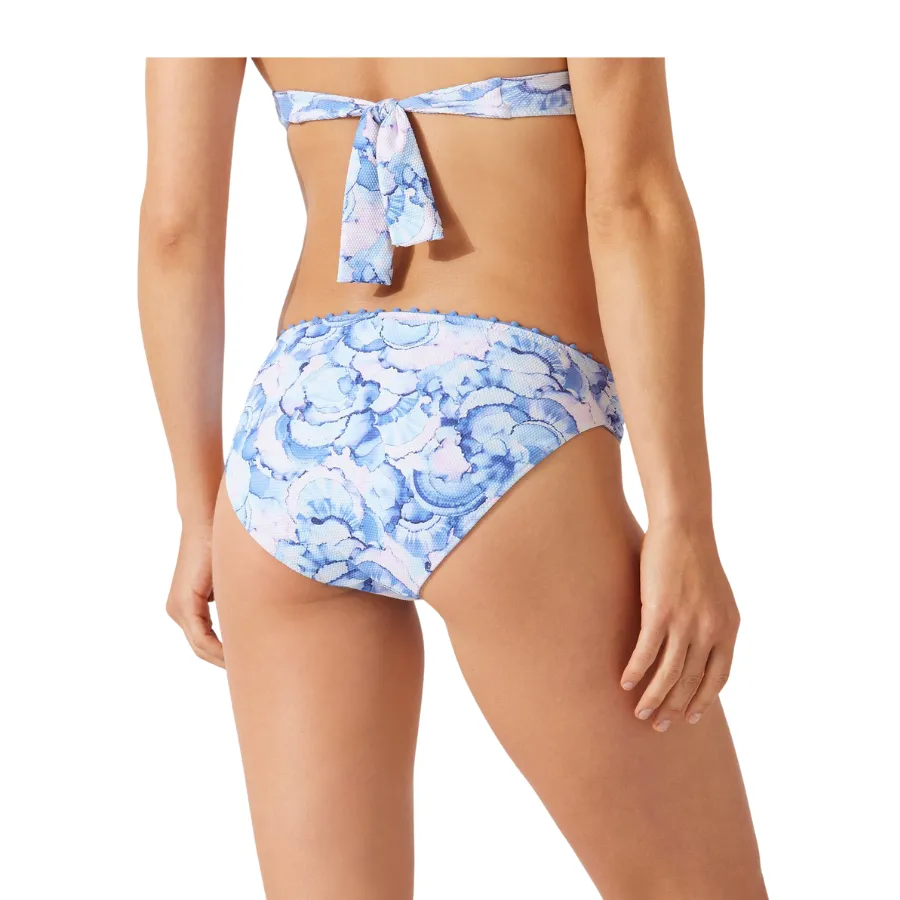 Tommy Bahama Reversible Side Shirred Hipster SS200391 - Island Cays Abalone Blue Monday