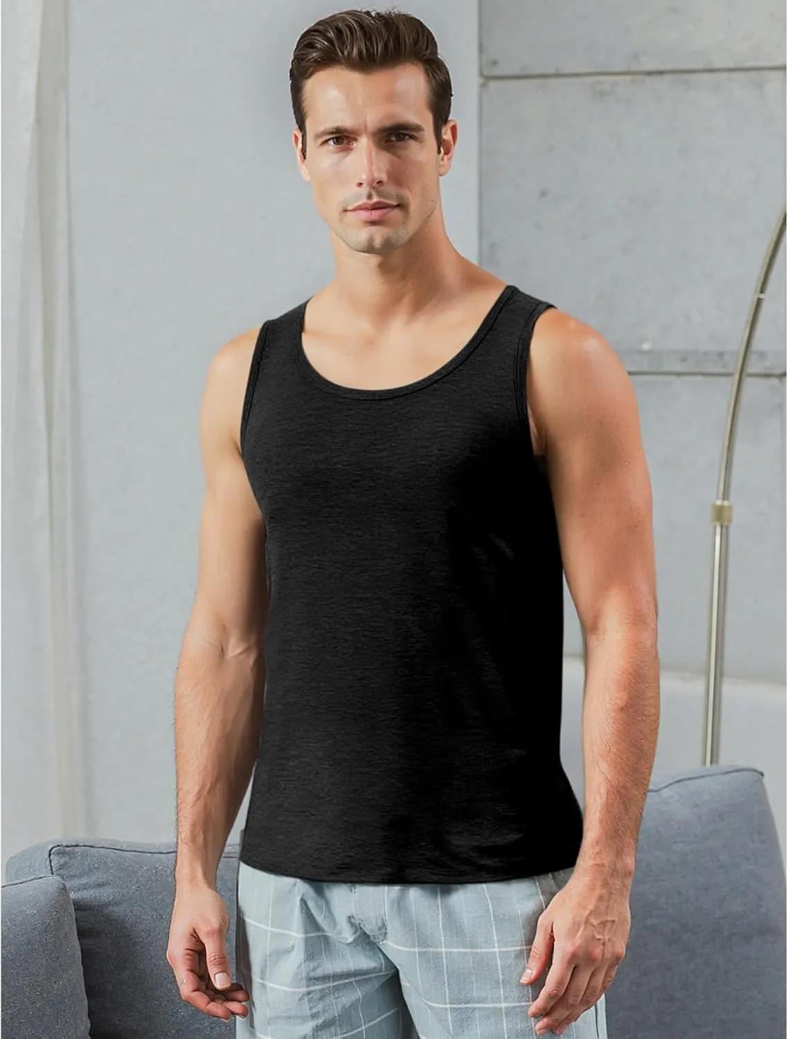 Unisex Post Shoulder Surgery Tank Tops, Side Snap Access Tear Way Sleeveless Shirts, Recovery Tear Away T-Shirt