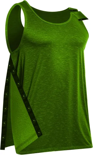 Unisex Post Shoulder Surgery Tank Tops, Side Snap Access Tear Way Sleeveless Shirts, Recovery Tear Away T-Shirt