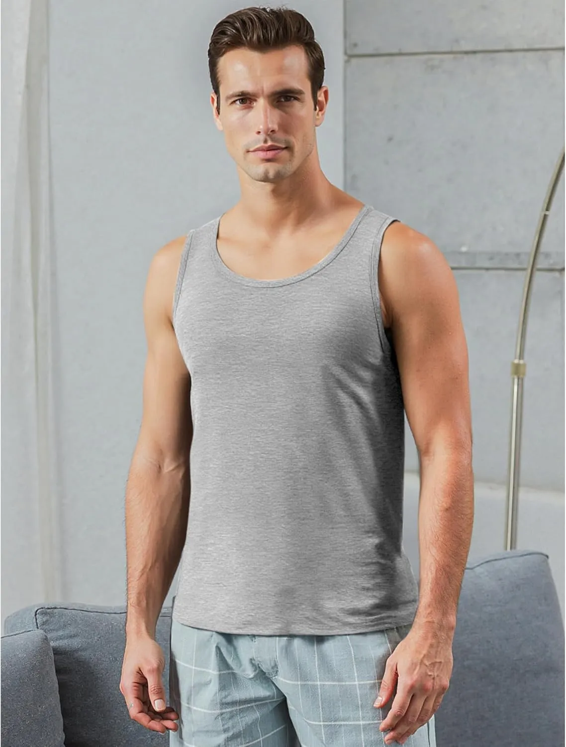 Unisex Post Shoulder Surgery Tank Tops, Side Snap Access Tear Way Sleeveless Shirts, Recovery Tear Away T-Shirt