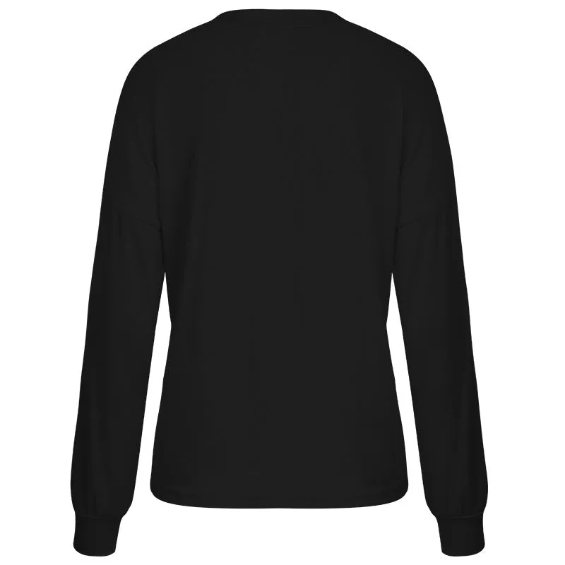 Women Casual Two Piece Pajamas Set Long Sleeve Pullover With Shorts Lounge Wear Jogger Set
