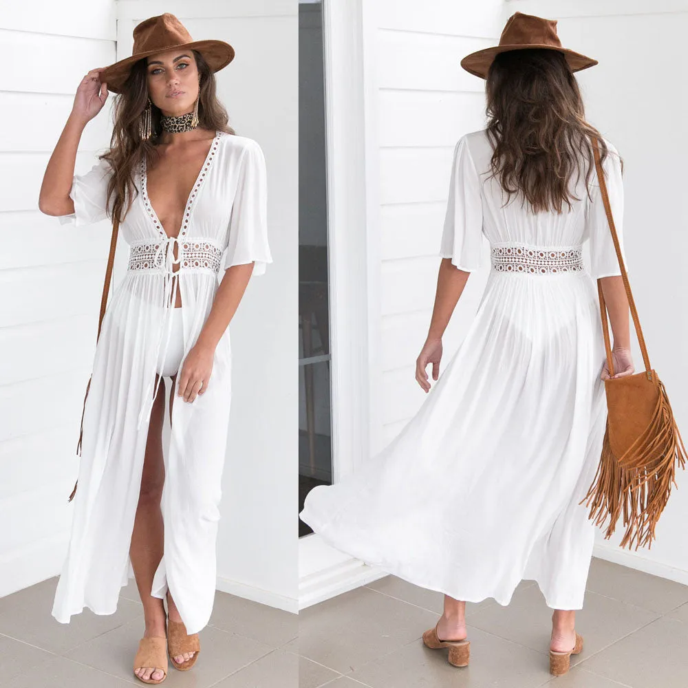 Womens Bikini Cover Up Cardigan